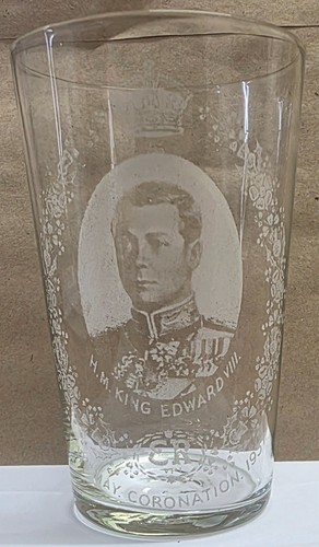 King edward v111 glass - v111,