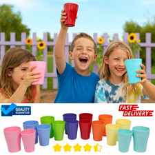 BT Plastic Cups 300&420ml Reusable Tumbler Unbreakable Durable Picnic Party Mug