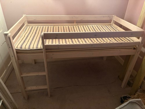 Cabin bed and mattress - cabin,