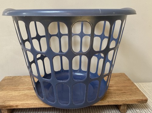 Retro washing basket round - retro,