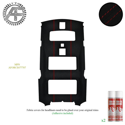 Luxe suede headliner cover - suede,