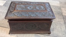Vintage french carved oak - ,