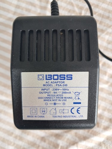 Boss psa 240 adaptor - boss, 9v
