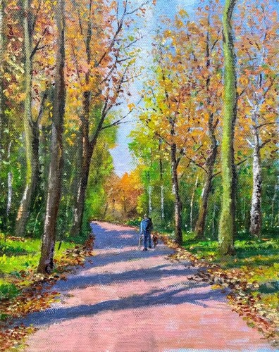 Autumn woodland walk - autumn,