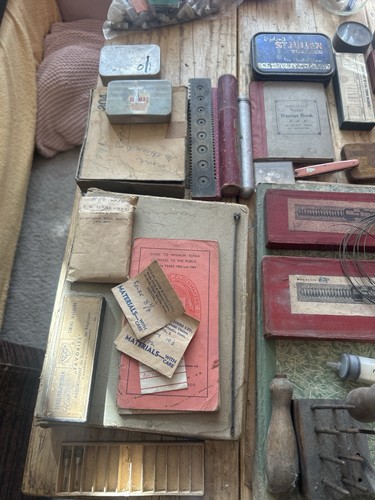 Vintage watchmaker tools - vintage, &