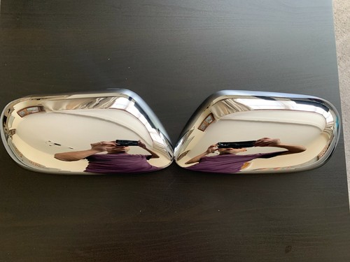 Chrome door wing mirror - chrome,