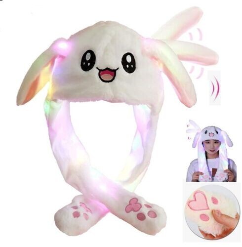 White bunny hat - white, cute