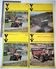 Veteran And Vintage Car Magazine Multiple Editions Available