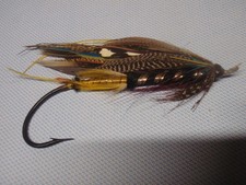 Vintage gut eyed salmon fly -