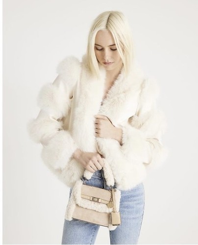 River island cream faux - river,