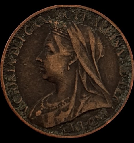 1900 queen victoria - 1900, farthing