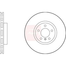 2x Brake Discs Vented For BMW