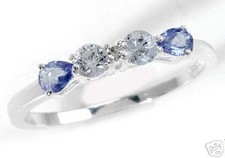 Silver Tanzanite White