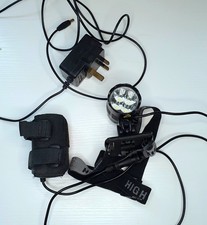 Bikemate rechargeable Powerful Front Cycle LED Head Lamp with Power Pack