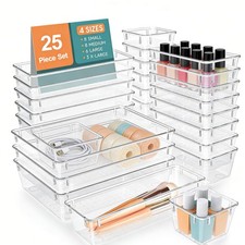 25pcs Drawer Organiser Set