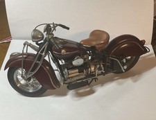 Vintage Red Indian Motorcycle