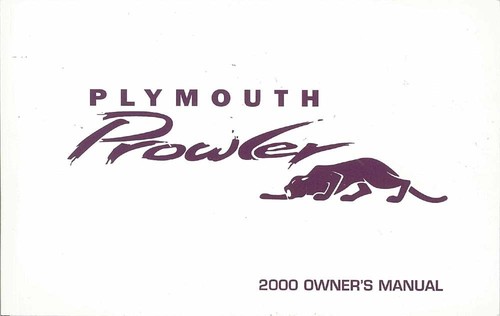 2000 plymouth prowler owner - 2000,