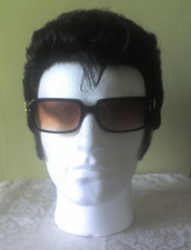 Elvis Presley Tribute Custom Made Professional Wig 50s to Jumpsuit Stagewear ETA