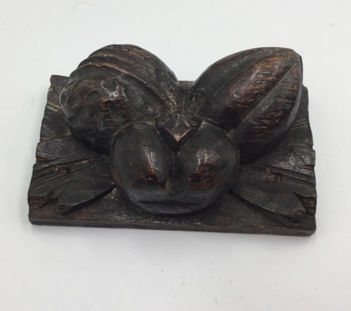 Antique oak carved wooden - antique,