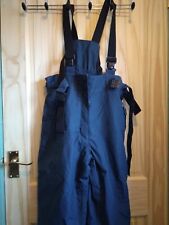 NOWHERE ski salopettes Size M Polyamide RECCO rescue system dark blue