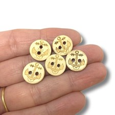 Anchor Nautical Buttons