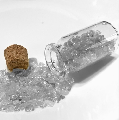 Gemstone wishing bottle semi - wishing,