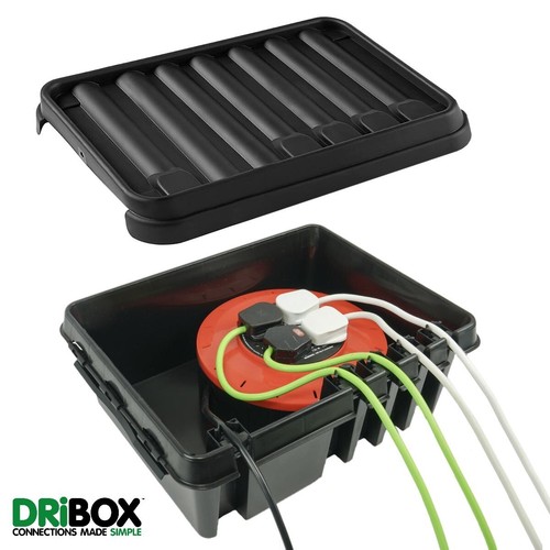 Large black dribox - black, (330)