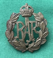 The Royal Air Force "RAF" ~ Genuine WW2 British Military Cap Badge…..