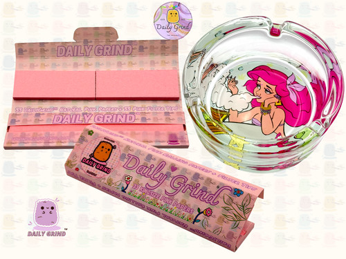 Mermaid princess glass - glass, ash