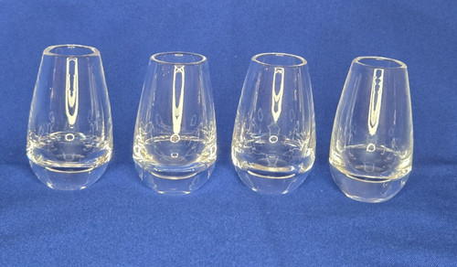 Steuben signed sherry glasses - signed,