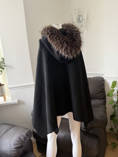 Bnwt zara black faux - faux, fur