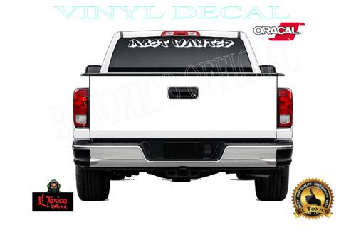 Most wanted windshield vinyl - windshield,