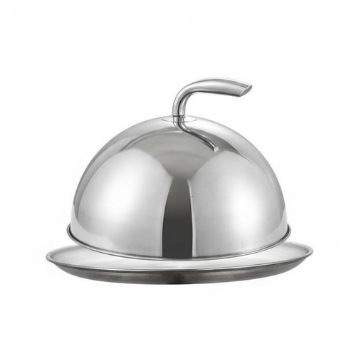 Steak serving dome gold - serving,