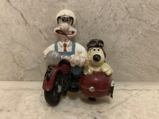 Wallace & Gromit Wallace Motorbike Fridge Magnet Broken No Magnet