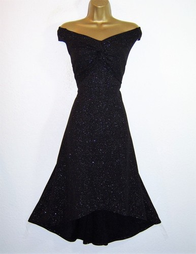 Quiz black silver sparkly - black,