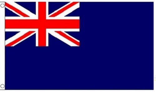 Blue ensign flag - blue,