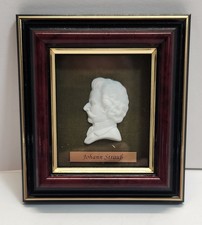 4" x 4" Johann Strauss  Cameo