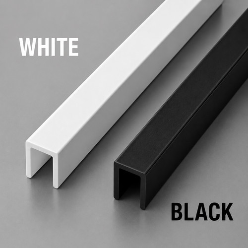 Pvc channel plastic edge - u,