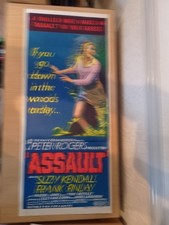 ASSAULT ( IN THE DEVIL'S GARDEN ) Movie poster Set Suzy Kendall Horror 1971