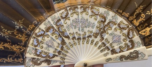Antique hand painted - hand, carved
