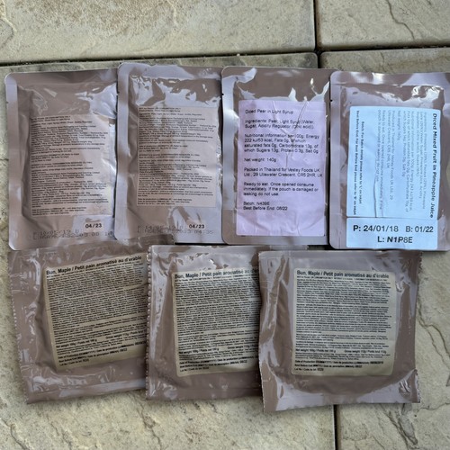 Mre ration packs past - un,