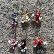 Sonic The Hedgehog Rare Mini Keyring Figures Official Sega Collectible