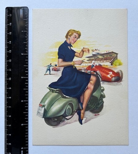 Vintage original vespa motor - vintage,