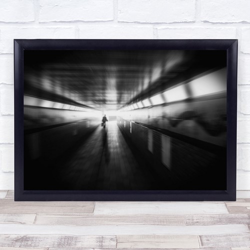 Street tunnel black white - street,