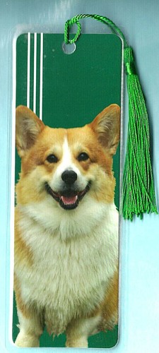 Corgi bookmark welsh pembroke - bookmark,