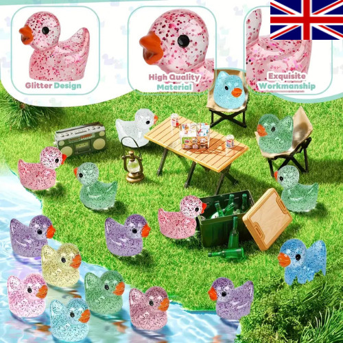 100pcs mini resin ducks - 1-100pcs,