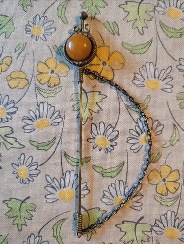 Vintage hat pin 9cm - hat,