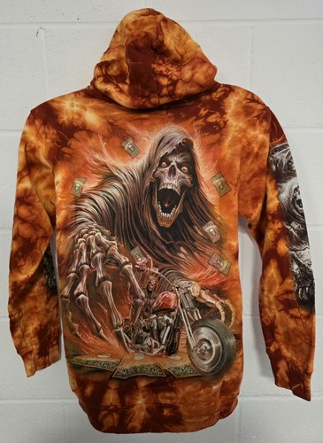 Tie dye hoodie - zip, up
