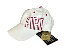 Fiat White Cap One Size Red