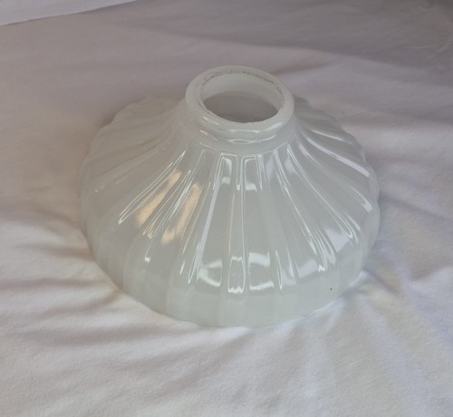 Vintage white ribbed milk - vintage,